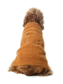 Eskimo Fuzzy Cat Sweater - Orange Cozy Warm Knitwear for Cats