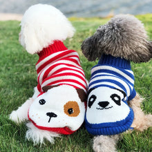 Christmas Elk Dog Clothes - Cartoon Pattern Winter Sweater for Small Dogs Cats & Puppies