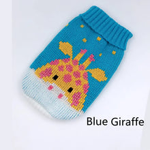 Christmas Elk Dog Clothes - Cartoon Pattern Winter Sweater for Small Dogs Cats & Puppies