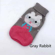 Christmas Elk Dog Clothes - Cartoon Pattern Winter Sweater for Small Dogs Cats & Puppies