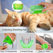 Katzenbürste mit Massagefunktion – Fellpflegebürste für Katzen und Hunde