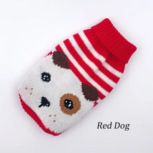 Christmas Elk Dog Clothes - Cartoon Pattern Winter Sweater for Small Dogs Cats & Puppies