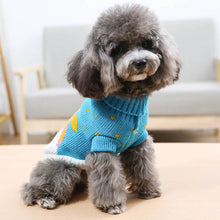 Christmas Elk Dog Clothes - Cartoon Pattern Winter Sweater for Small Dogs Cats & Puppies