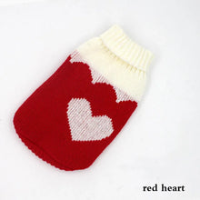 Christmas Elk Dog Clothes - Cartoon Pattern Winter Sweater for Small Dogs Cats & Puppies