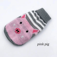 Christmas Elk Dog Clothes - Cartoon Pattern Winter Sweater for Small Dogs Cats & Puppies