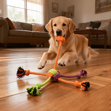Dog Rope Toy Christmas - Durable Tug Chew Toy