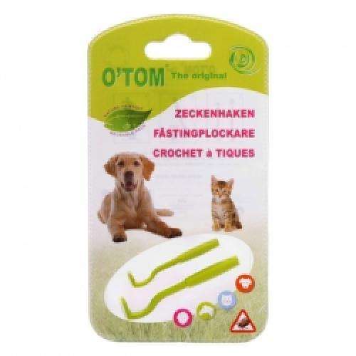Zeckenhaken 2er-Set für Hunde und Katzen – grün, ohne chemische Mittel anwendbar