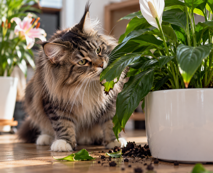 Welche Zimmerpflanzen sind für Katzen giftig?