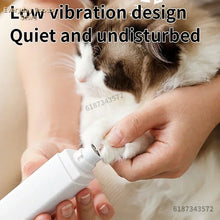 Dog Nail Grinder – USB Rechargeable Quiet Electric Nail Trimmer for Dogs & Cats