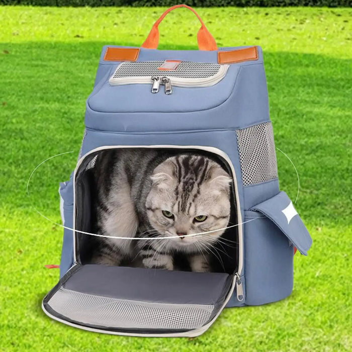 Dog Backpack Carrier – Portable Ventilated Pet Travel Backpack for Small Dogs, Cats & Puppies