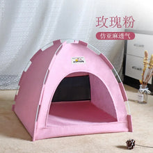 Foldable Cat House Pet Tent Four Seasons Universal Cat and Dog Pet Nest Summer Cool Mat Outdoor Portable Foldable Breathable