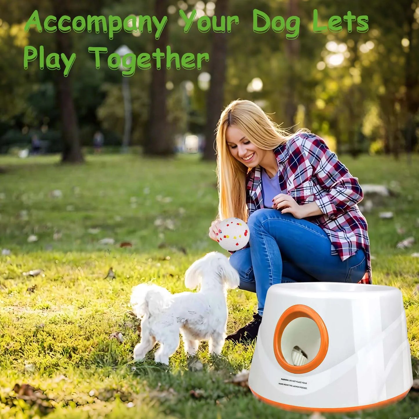 Dog Tennis Launcher Automatic Pet Dogs Chase Toy Mini Tennis Throwing Pinball Machine Fun Interactive Throw Catapult