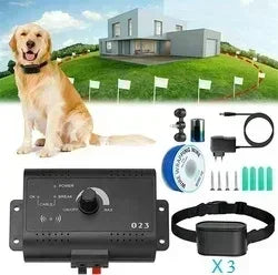 New Invisible Wireless Electric Dog Fence System Outdoor Dog Training Remote Control Beep Dog Shock Collar Electric Pet Fence