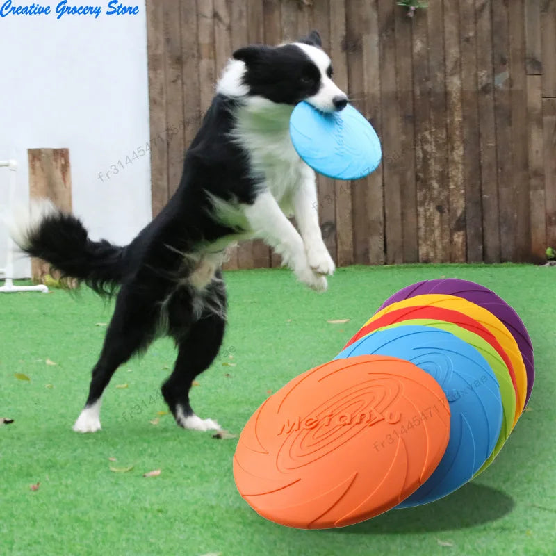 Bite Resistant Flying Disc Toys For Dog Multifunction Pet Puppy Training Toys Outdoor Interactive Game Pet Dogs Products