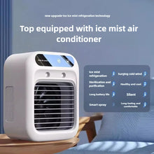 Small Air Conditioner for Pets Refrigeration Fan Mini Small Summer Dog Cat Rabbit Cooling Artifact Plus Water Spray Pet Products