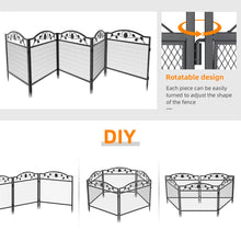 Heavy Duty Metal Dog Playpen - 5 Panel Decorative Garden Fence