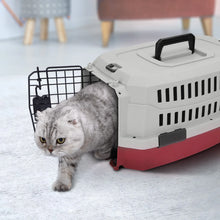 Large Pet Carrier for Cats & Dogs – Breathable Plastic Travel Carrier, Portable Pet Crate, 68 × 48 × 42 cm