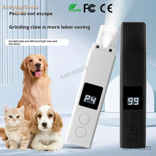 Dog Nail Grinder – USB Rechargeable Quiet Electric Nail Trimmer for Dogs & Cats
