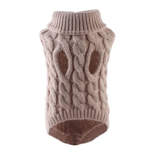 Small Dog Sweater - Warm Knitted Autumn Winter Clothing for Pet Dogs Comfort Wear