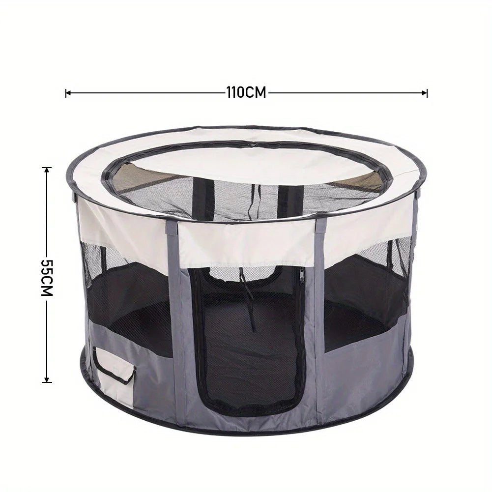 Foldable Pet Tent Dog Cat Pet Kitten Puppy Delivery Room Travel Play Pen Tent LARGE Portable Pet Delivery Room Shelter Cat Tent Bed Photo Props Pet Outdoor Travel Cat Tent Bed