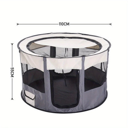 Foldable Pet Tent Dog Cat Pet Kitten Puppy Delivery Room Travel Play Pen Tent LARGE Portable Pet Delivery Room Shelter Cat Tent Bed Photo Props Pet Outdoor Travel Cat Tent Bed