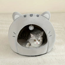 Cat Cave Bed – Cozy Pet Tent House with Soft Cushion for Small & Medium Cats and Dogs