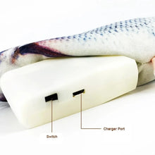 Elektrischer Spielzeugfisch für Katzen & Hunde – USB-Plüschspielzeug mit Bewegung