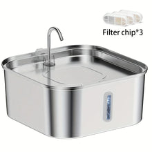 7L Stainless Steel Pet Water Fountain — Large Capacity Dispenser for Multiple Cats & Dogs