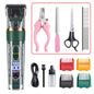 Professional 3-Speed Pet Hair Clipper | Low Noise, USB Rechargeable, for Dogs & Cats with Thick Coats | Pet Grooming Trimmer Kit