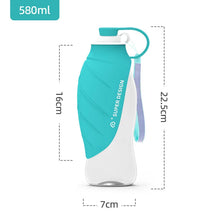 Dog Water Bottle Portable Food Container 2 In 1 Leakproof Pet Drinking Dispenser Feeder Cup For Outdoor Walking Hiking
