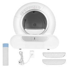 Self-Cleaning Cat Litter Tray,Electric Cat Litter Box,Smart Cat Litter Box with APP Remote Control,Spacious Entrance,Large Space