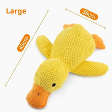 Plush Duck Dog Toy – Calming Squeaky Chew Toy for Puppies
