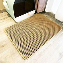 Cat Litter Mat - Heavy Duty Waterproof 2-Layer Non-Slip Washable Floor Protector