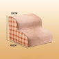 Pet 2/3 Step Dog Stair Cat Pet Ramp Ladder Washable Non Slip Removable Memory Foam Pet Products Ramp for Dog  Stairs for Dogs