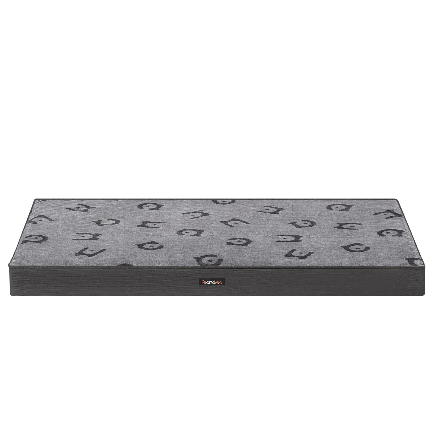 Feandrea Orthopedic Dog Bed, Large Washable Dog Bed Mattress for Dog Crate, Dove Grey