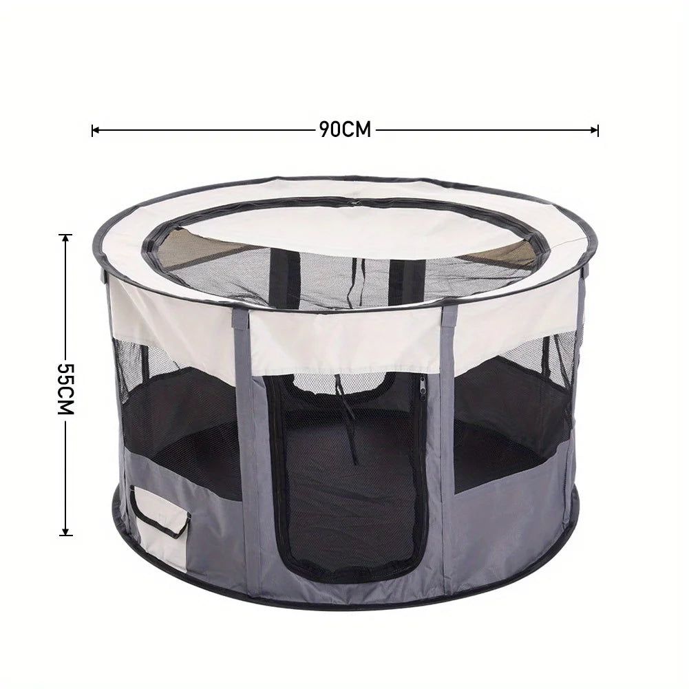 Foldable Pet Tent Dog Cat Pet Kitten Puppy Delivery Room Travel Play Pen Tent LARGE Portable Pet Delivery Room Shelter Cat Tent Bed Photo Props Pet Outdoor Travel Cat Tent Bed