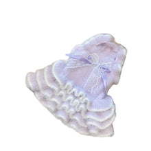 Knitted Pet Dress - Autumn Winter Puff Skirt Sweater for Small Dogs Cats Puppies