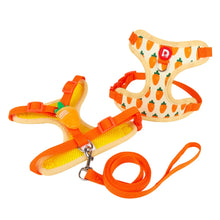 Cute Fruit Pet Harness & Leash Set - Soft Breathable Puppy Kitten Walking Gear - Summer