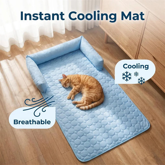 Dog Cooling Mat Summer Pet Cold Bed Extra Large For Small Big Dogs Pet Accessories Cat Durable Blanket Sofa Cat Ice Pad Blanket