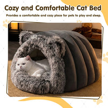 Winter Cozy Warm Pet House for All Seasons Cat Cave House Fluffy Sleeping Bag Suitable for Indoor Kittens and Small Pets