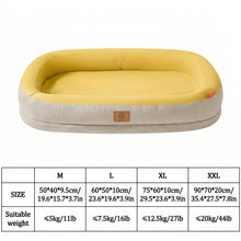 Cooling Dog Bed Summer Pet Sofa Bed Washable Soft Sleeping Mat for Small Medium Large Dogs Cats Breathable Pet Cushion