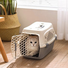 Pet Carrier Box – Portable Cat & Dog Travel Carrier with Breathable Window, 46 × 31 × 33 cm