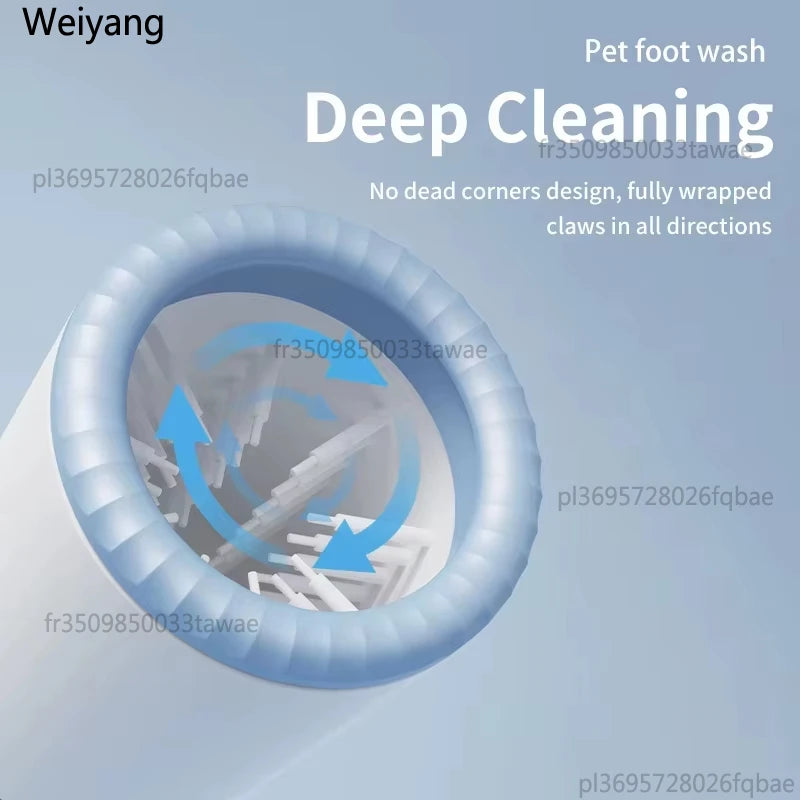 Portable Electric Pet Paw Cleaner Automatic Quick Clean Low Noise Waterproof Paw Washer Cup for Dogs Cats