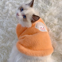 Warm Winter Cat Sweater - Cozy Knit Vest Clothing for Kittens & Small Cats