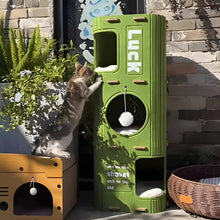 Multi-Layer Cat Tree Tower with Enclosed Sleeping Nest