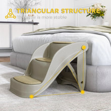 Dog Stairs – Foldable 3-Step Pet Stairs with Non-Slip Mats for Small Dogs & Cats