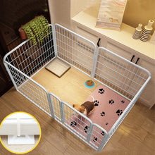 Dog Playpen – Foldable 6-Panel Metal Exercise Pen for Dogs, Cats, Rabbits & Small Pets