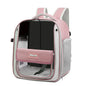 Breathable Portable Cat Carrier Transparent Large-Capacity Waterproof and Wear-Resistant Travel Backpack for Pets Foldable