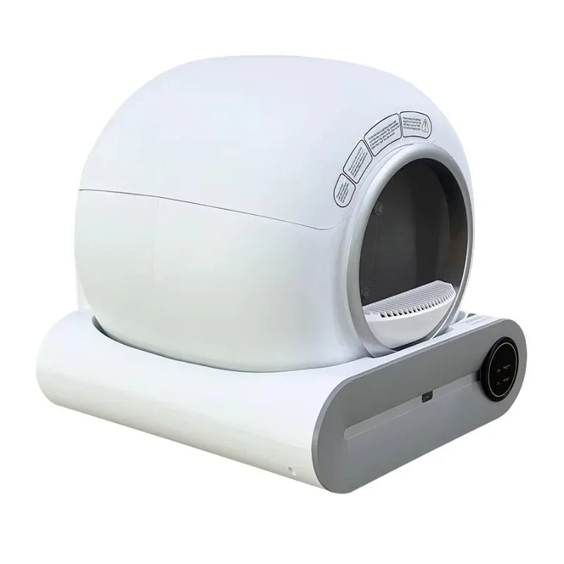 Smart Cat Litter Box With Health Monitoring, APP Remote Control Self-Cleaning & Odor-Free Automatic Toilet