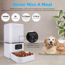 6L Smart Wi-Fi Pet Feeder with Camera — Automatic Food Dispenser for Cats & Dogs